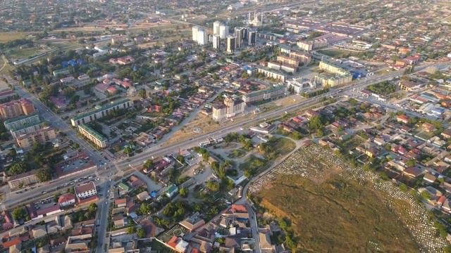 Гудермес с высоты
