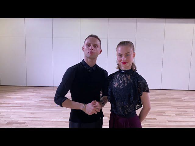 Double reverse spin (Slow Waltz) ISTD/ Двойной обратный спин (Медленный вальс) Империал