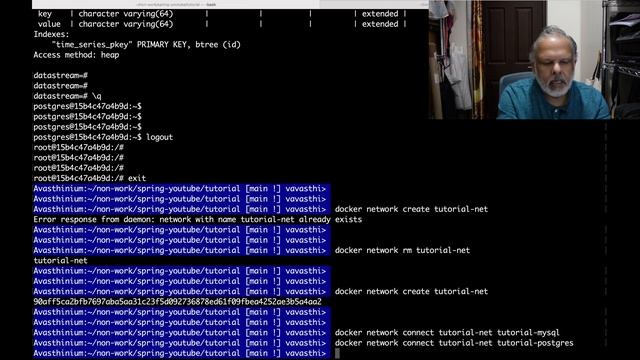 Video 013: Springframework: communication across multiple docker containers
