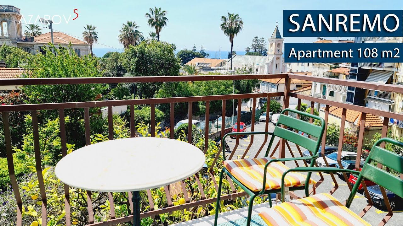  For sale apartment 108 m2 in Sanremo  Квартира 108 м2 в Санремо