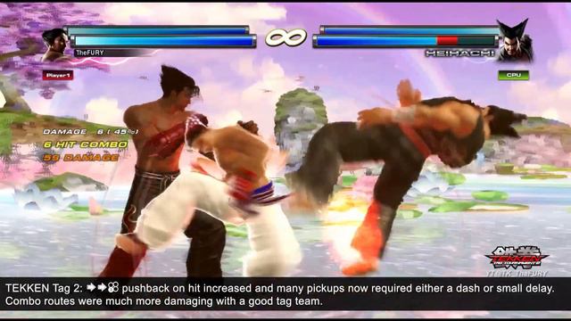 History of Jin's Left Axe Kick Combo (Tekken 3~8)
