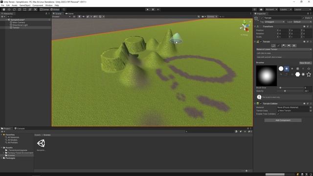 Unity TERRAIN Tutorial - Easy and Quick 2023