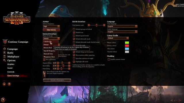 How To Change Interface Theme In Total War Warhammer III