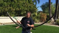 Largest Bow ever GOT ARROWS Epic Bow Attempt Part 1-2
