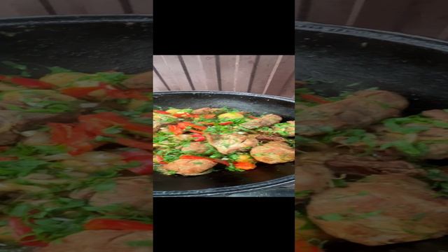 Картофель 🥔 морковь 🥕 лук 🧅 чеснок 🧄 мясо 🥩😋👍