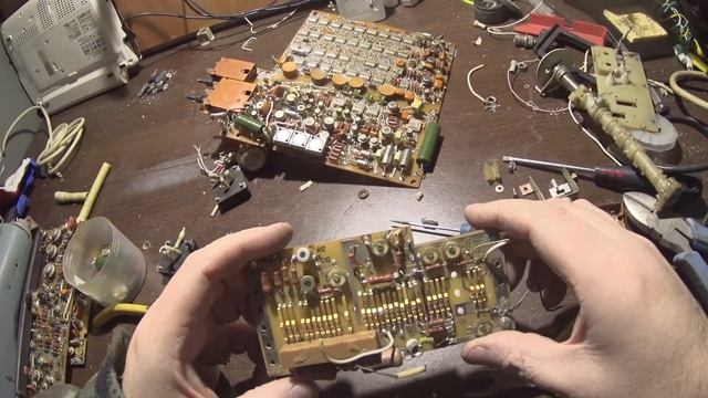 Осциллограф с1-107  измерительный прибор с большим содержанием драгметаллов Часть 2