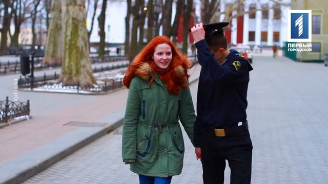 Одесса февраль Приморский бульвар