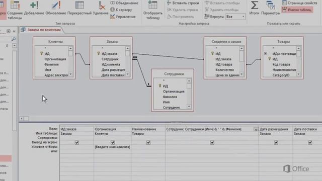 Microsoft Access 2013 Отмена ввода данных для запроса
