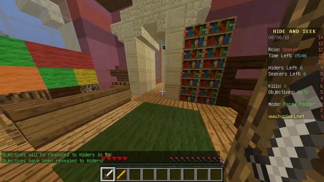 майнкрафт прятки с ботами на сервере хайпиксель (майнкрафт мини игра прятки с ботами хайпиксель)