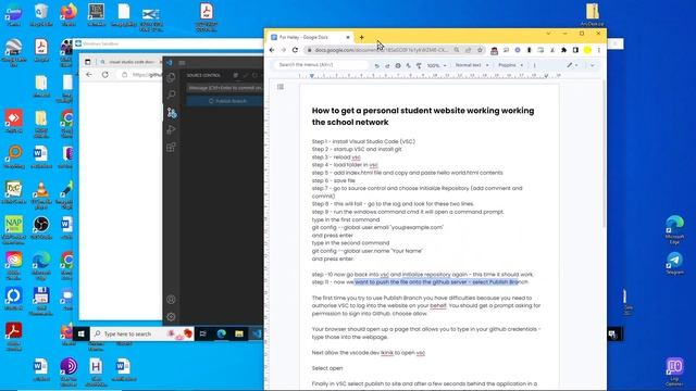 Publishing a website for free
