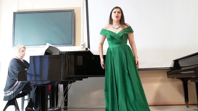 Валерия Бушуева исполняет Редеет облаков летучая гряда Римского-Корсакова. Ф-но  Ольга Потехина