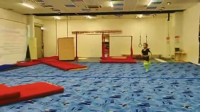 Сальто с разбега. Спортивная гимнастика.Акробатика.