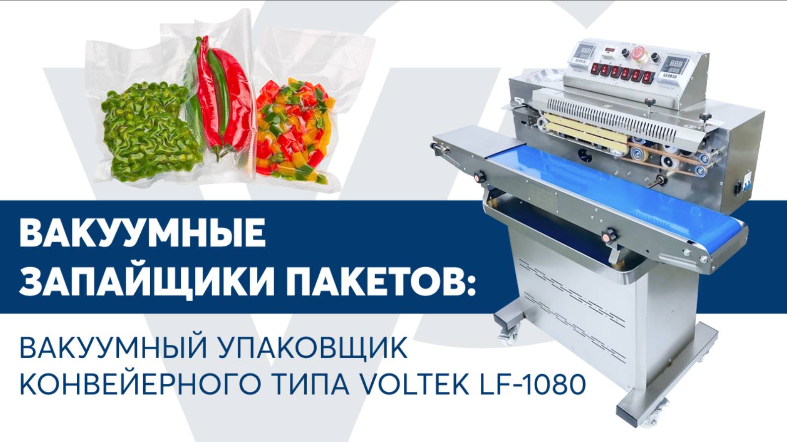 Вакуумный упаковщик конвейерного типа VOLTEK LF-1080