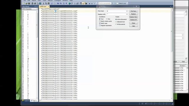 2 - Modify DAT file in Text Pad