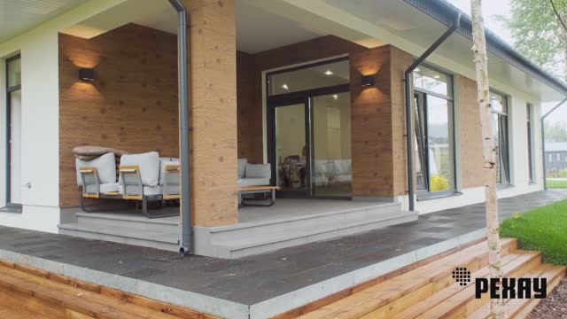 Обзор дома  с портальной дверью IINTELIO Slide РЕХАУ от компании ТверьСтройка на OPEN VILLAGE 2023