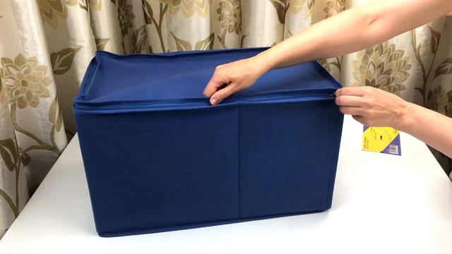 Коробка для хранения с крышкой на молнии. Kidrix