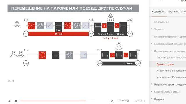 Режимы труда и отдыха дальнобойщиков