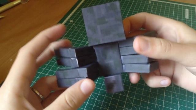 Бумажный Minecraft: Паук мутант