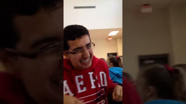 Guy pinches little guys nipple