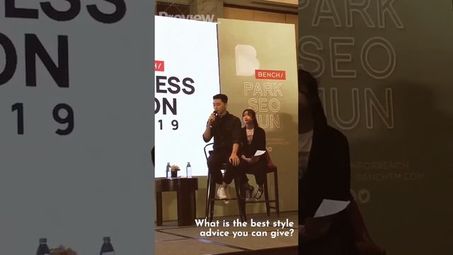 Park Seo Joon Bench Presscon in Manila | Press Preview | PREVIEW