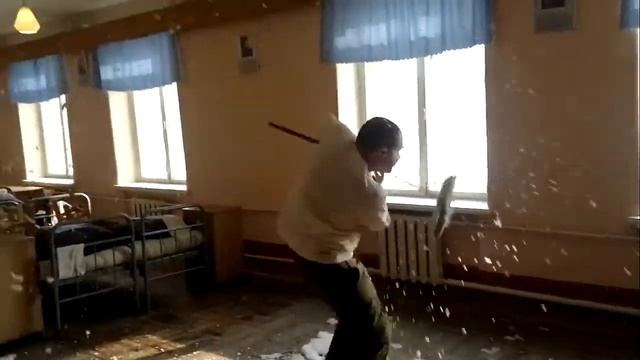 Пенная вечеринка в казарме