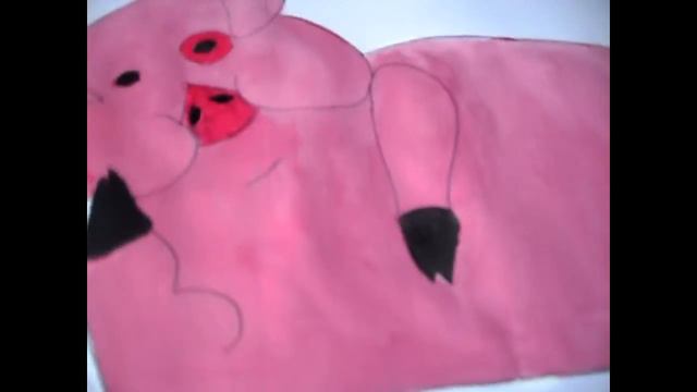 Рисуем Пухлю из Гравити Фолз