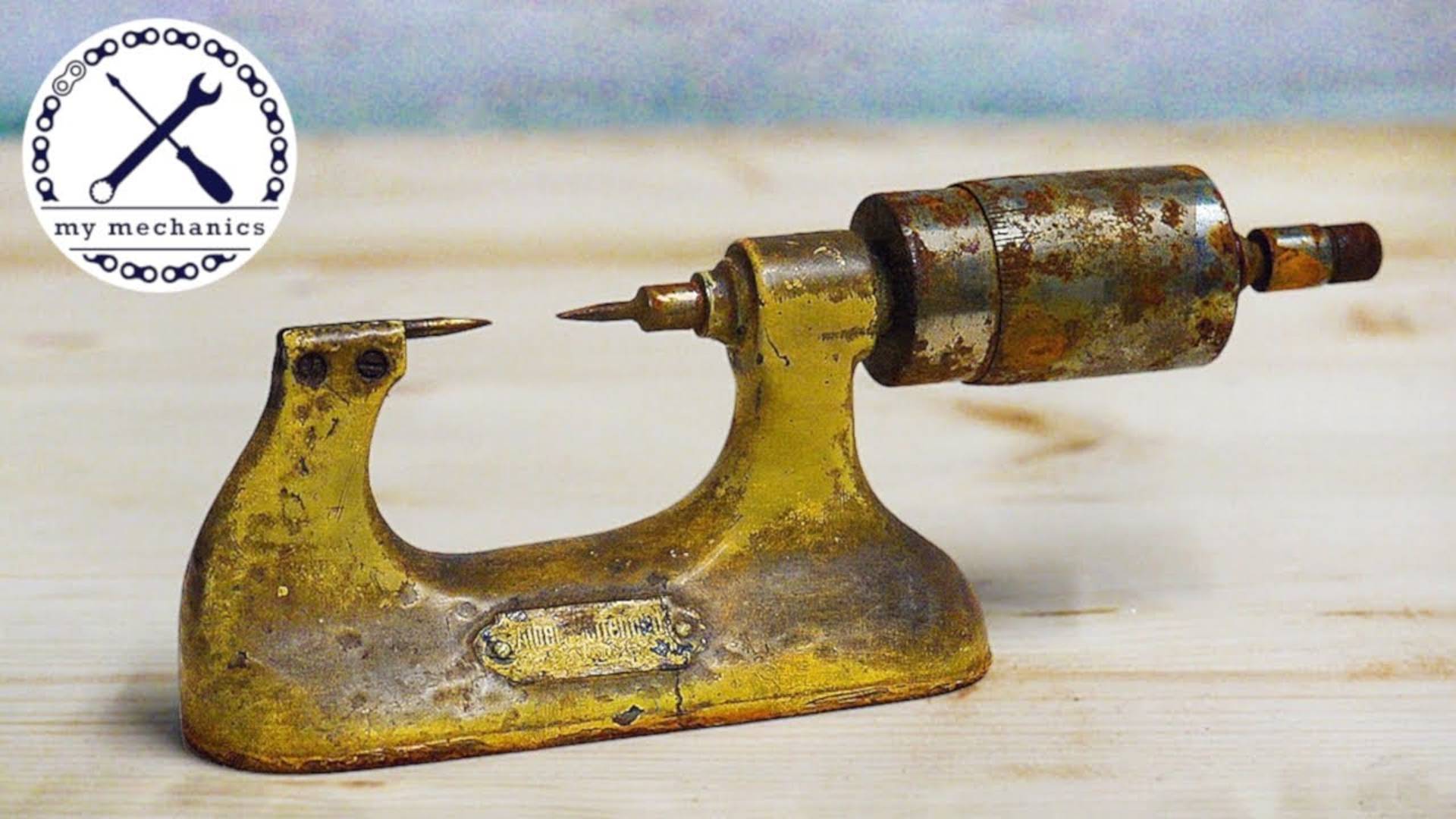 Antique Rusty Micrometer - Precise Restoration (1080p_50fps_H264-128kbit_AAC)