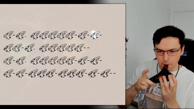 The Legend of Zelda: Majora's Mask - Deku Palace - Ocarina tutorial / tabs