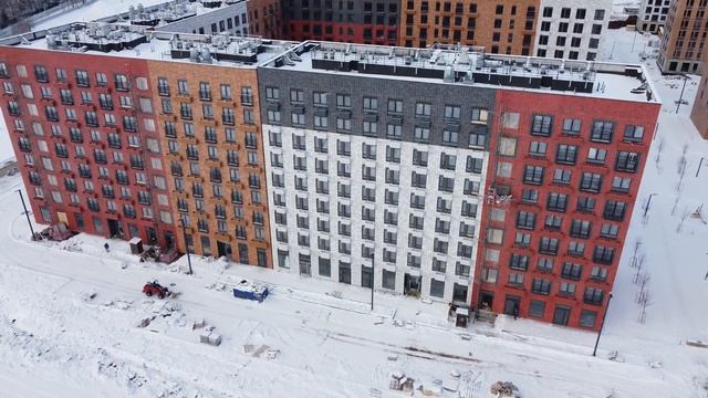 Середневский лес после снегопада 