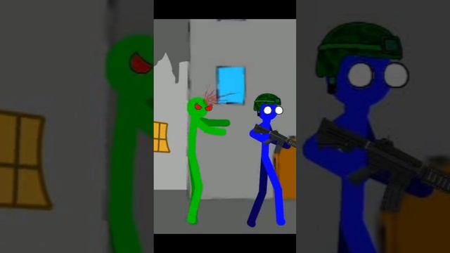 Будь Осторожен зомби не дремлет - Stickman Animation