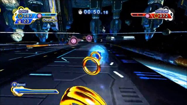 Sonic Generation's PC Gameplay Modern Sonic vs Shadow The Hedgehog