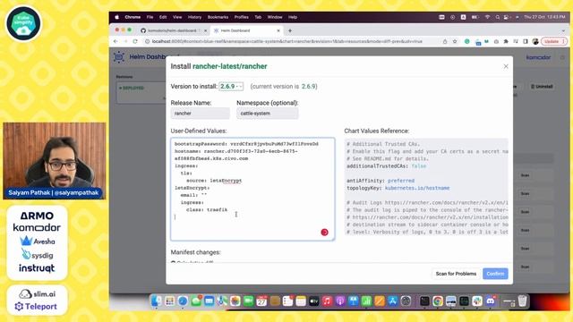 Helm dashboard walkthrough