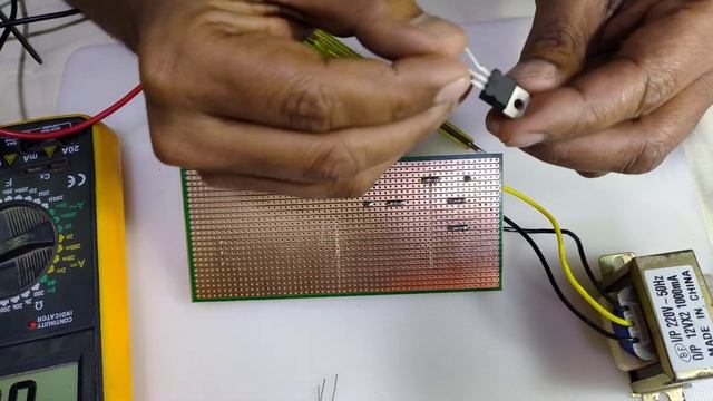 How To Make A DC 5V And 12V Power Supply Together....