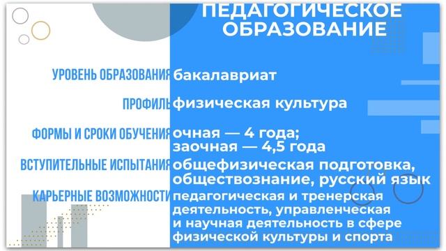 Факультет физической культуры и спорта