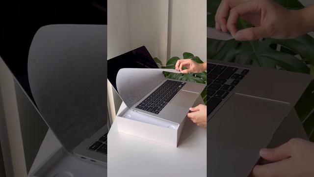 Unboxing my silver Macbook Air M1 2020