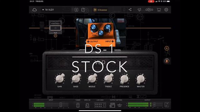 Distortion Pedal Comparison 2of3 (Ibanez JEMINI,BOSS DS-1,DS-1 MOD)