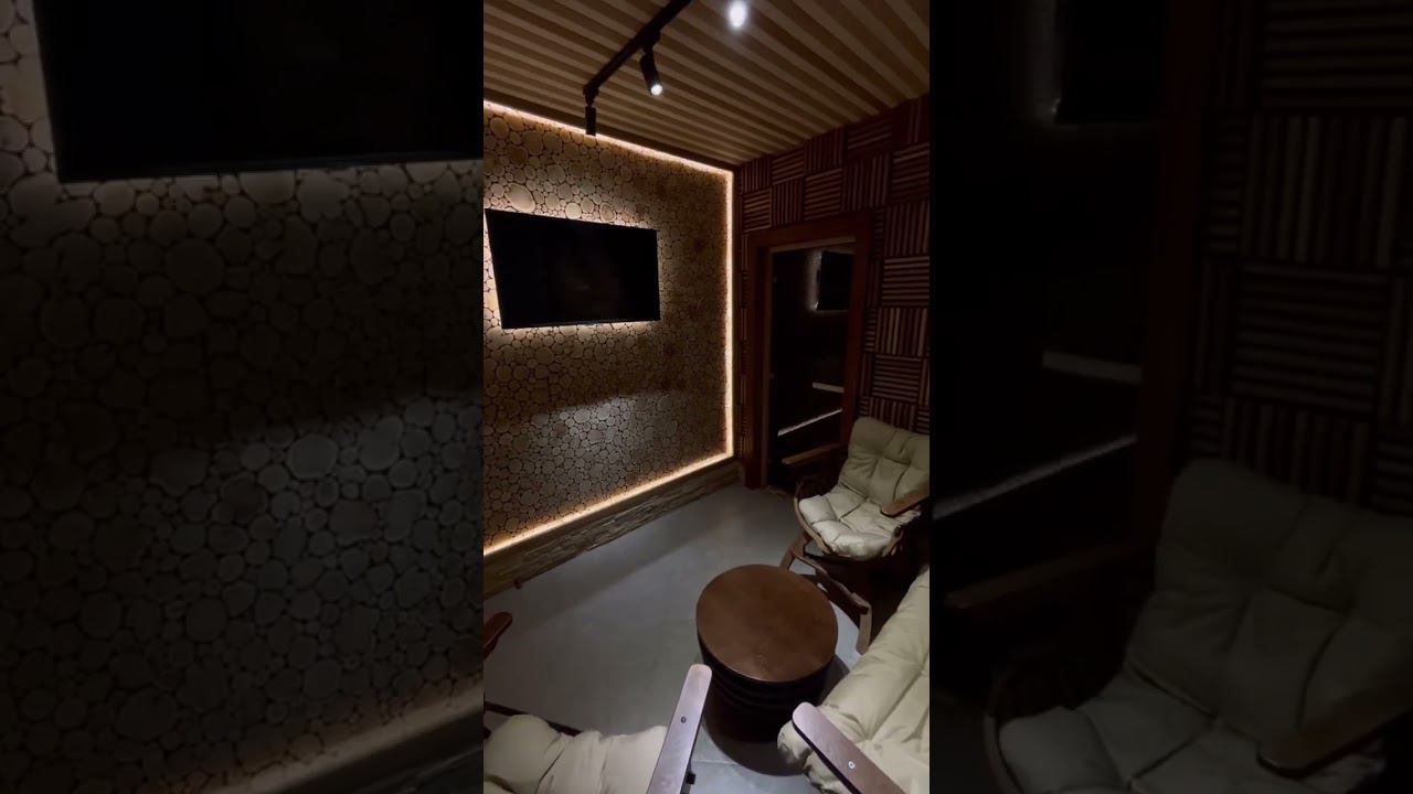 Красивый и необычный предбанник, для отдыха после бани!!!