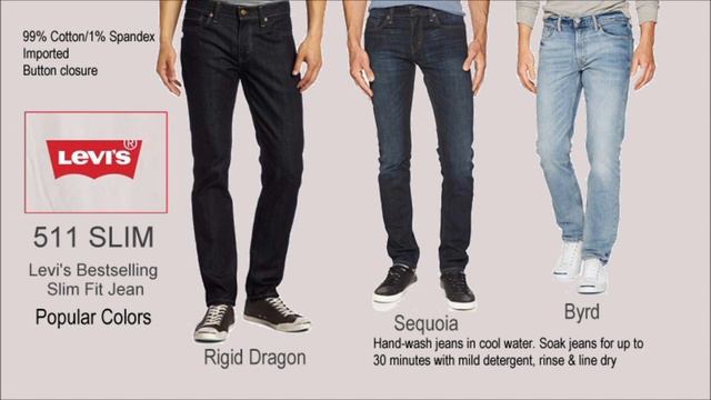 Levi's Men's 511 Slim Fit Jean | Great Looking Slim Fit Jeans