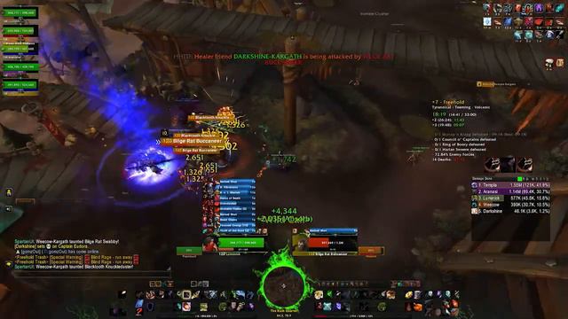 World of Warcraft - Freehold - Mythic 7 - 8.3 BM Hunter #2