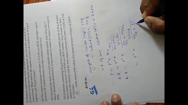 Solutions Chemistry Class 12 | Numerical problems (Part-2)