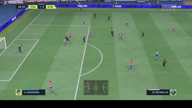 Neymar Jr Incredible solo goal | FIFA 22