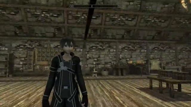 Kirito Playable Skyrim SE Xbox One Mods