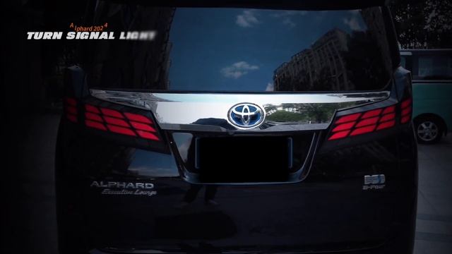 LED tail lights for Toyota Alphard 2015-2023,upgraded to new 2024 style.