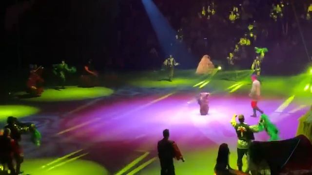 Медведь Том на сцене ЦСКА