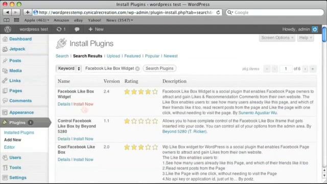 How to Place Like Boxes in Wordpress Blogs