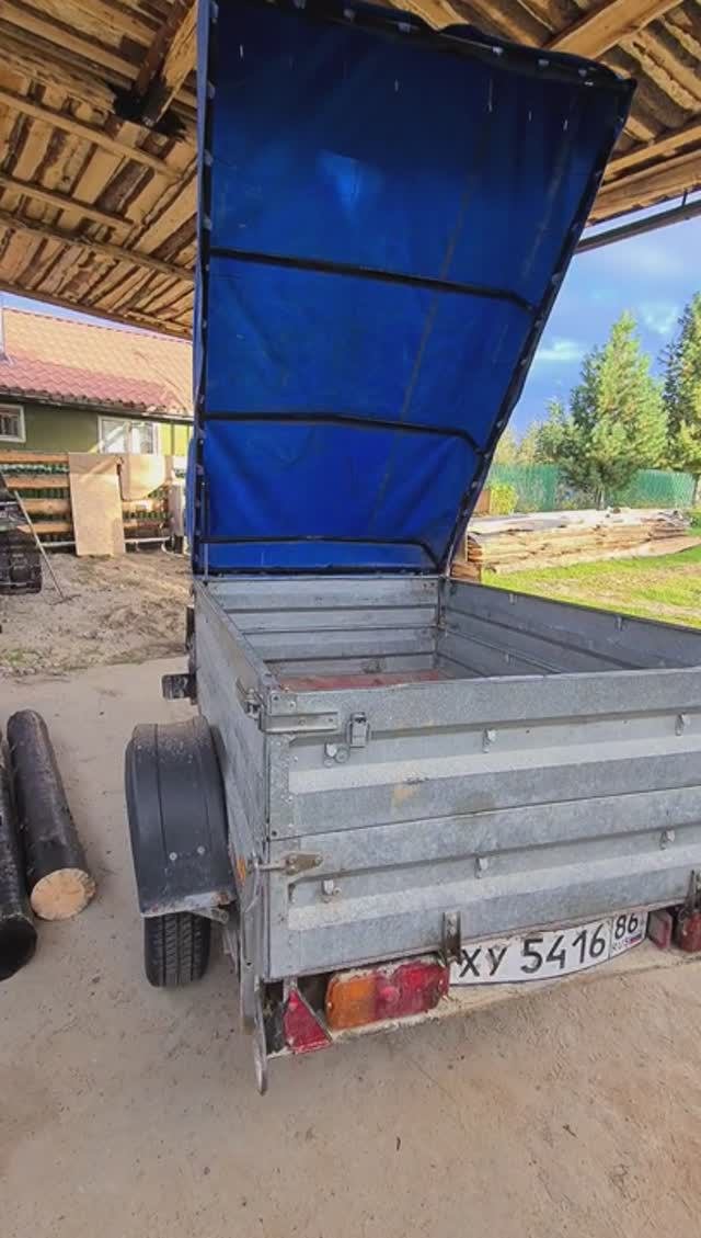 Крышка на прицеп с газлифтами