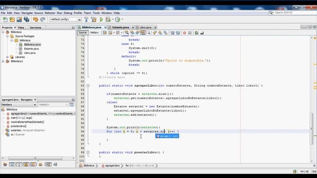 Ejemplo 1 ArrayList con clases y objetos en JAVA