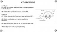 Tightening Torque on Cylinder Head Bolts, Toyota 2GR FE Engine, V 6