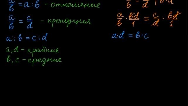 §34.1 Пропорции