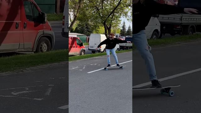 Не стыдный скейтер из тик-тока?) новый лонгборд ridex koi #лонгборд #skateboarding #loungboard